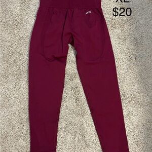 AYBL Maroon leggings